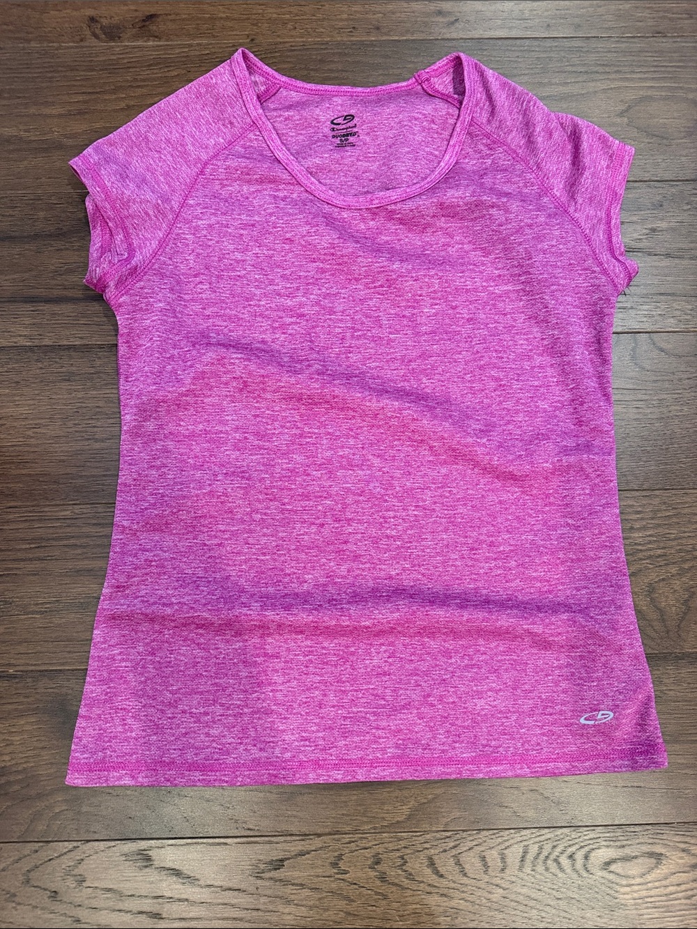 Champion Heathered Purple Active Tee Small - C3-222